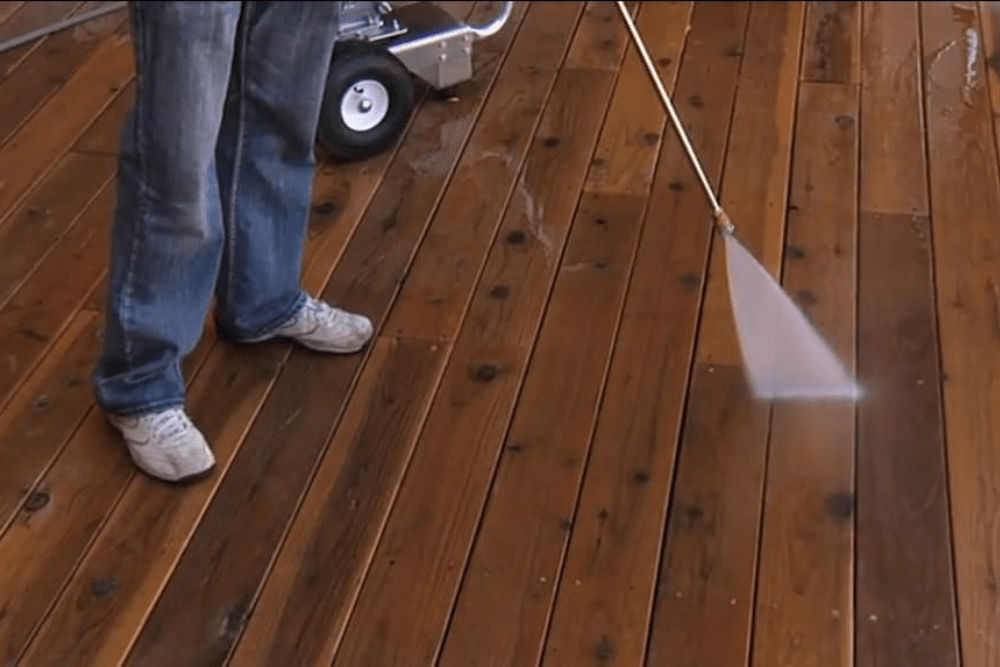 Decks power washing & Staining