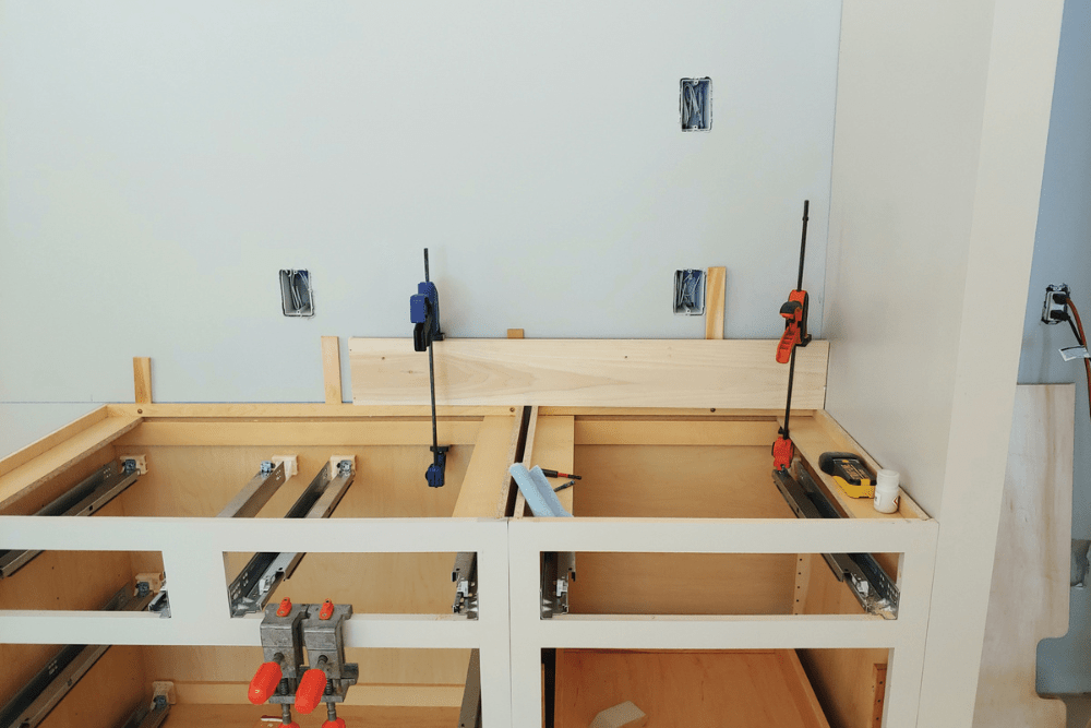 Kitchen cabinet installation